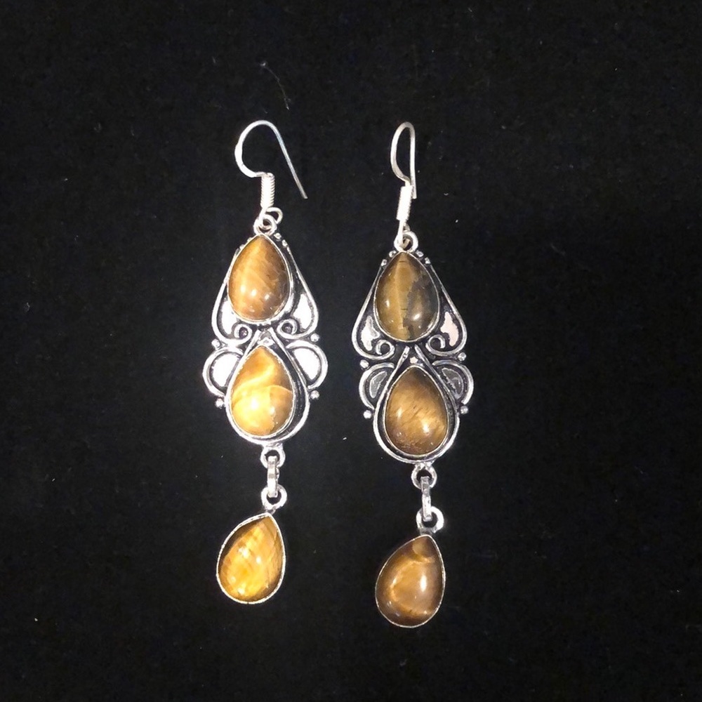 Tiger Eye Earrings